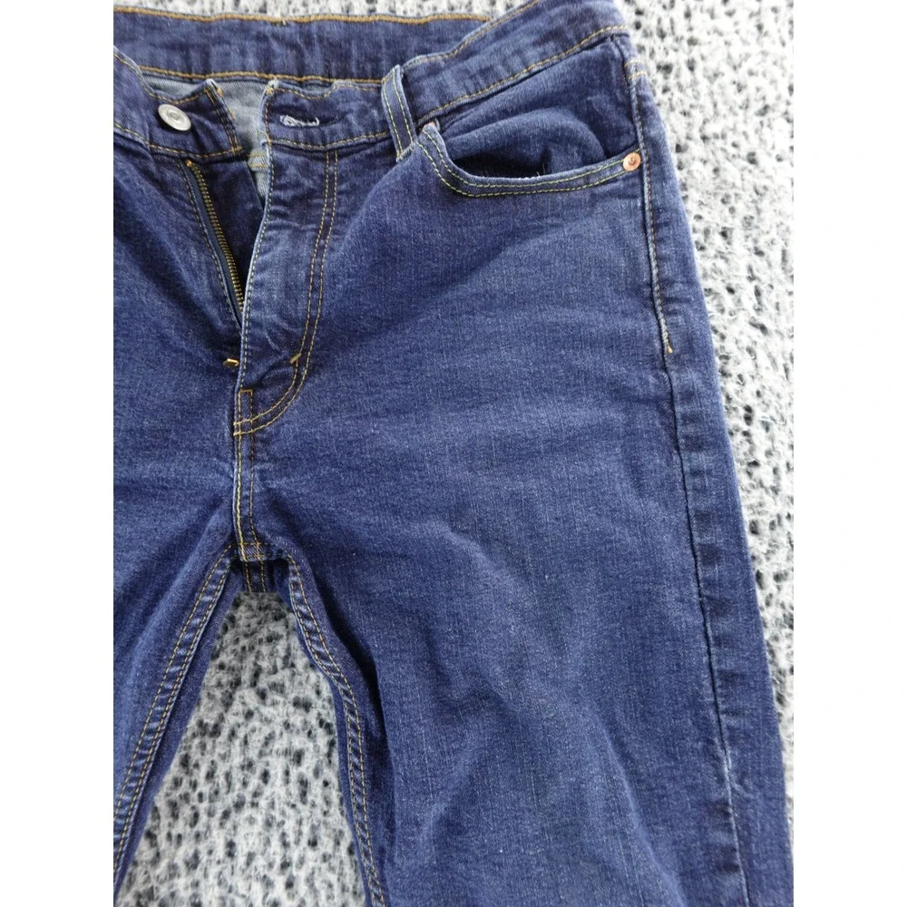 Levi's 514 Slim‎ Fit Dark Wash Jeans Men's Size 33x32